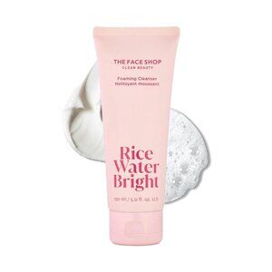 Water Bright Foaming Facial Cleanser w/Ceramide, Gentle Face Wash, Hydrating...